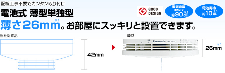 電池式単独型 薄型