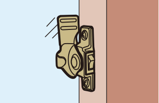 ノブが薄いタイプ