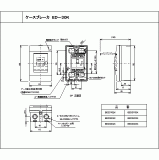 BED3303K | ケースブレーカＥＤ－３０Ｋ（３Ｐ３Ｅ漏電保護用） | CAD