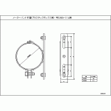 DDF122A | スッキリポール用別売部品メーターバンド片面（プラスチック