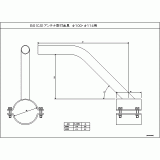 DDF604Z | スッキリポール用別売部品ＢＳ（ＣＳ）アンテナ取付金具