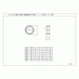 DFZ1554 | キャップ付絶縁ブッシング（厚鋼Ｚ用）Ｇ５４ | CADデータ