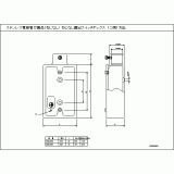 DSSJ7025 | ステンレスねじなし露出スイッチボックス１コ用１方出呼びE25 | CADデータ ダウンロード | 電気・建築設備（ビジネス） |  法人のお客様 | Panasonic