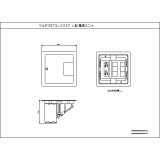 DUM6300MA | 電源ユニットＬ型ブラウンメタリック | CADデータ