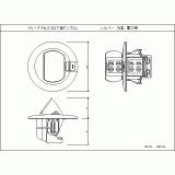 NE71121K | フリーアクセスフロア用アップコンシルバー丸型（電力×２