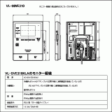 VL-SVE310KLA | テレビドアホン（セット品番） | CADデータ