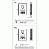 VL-V554L-S | カメラ玄関子機 | CADデータ ダウンロード | 電気・建築設備（ビジネス） | 法人のお客様 | Panasonic