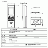 VL-SWD302KL | テレビドアホン（セット品番） | CADデータ 