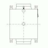 FY-18DCF3 | 耐湿形キャビネットファン | CADデータ ダウンロード