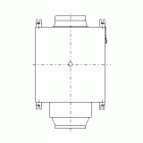 FY-18SCF3 | 消音形キャビネットファン | CADデータ ダウンロード