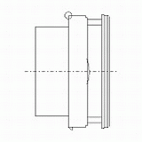 FY-20EEP5 | インテリア形換気扇電気式シャッター | CADデータ