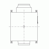 FY-25KCF3 | 消音給気形キャビネットファン | CADデータ ダウンロード