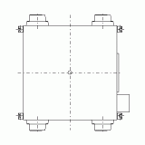 FY-350ZD10 | 熱交換気ユニット天吊埋込形 | CADデータ ダウンロード