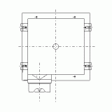 FY-38BK7H/34 | 天井埋込形換気扇鋼板製ルーバー別売タイプ | CAD