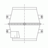 FY-40DTL2 | 斜流ダクトファン | CADデータ ダウンロード | 電気・建築