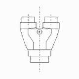 FY-YHH641 | 分岐Ｙ管 | CADデータ ダウンロード | 電気・建築設備（ビジネス） | 法人のお客様 | Panasonic