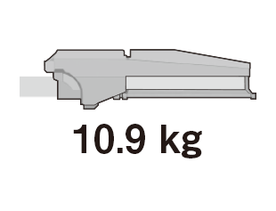 10.9kg
