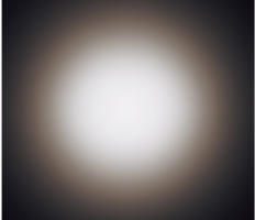 ハニカルルーバーの配光効果イメージ