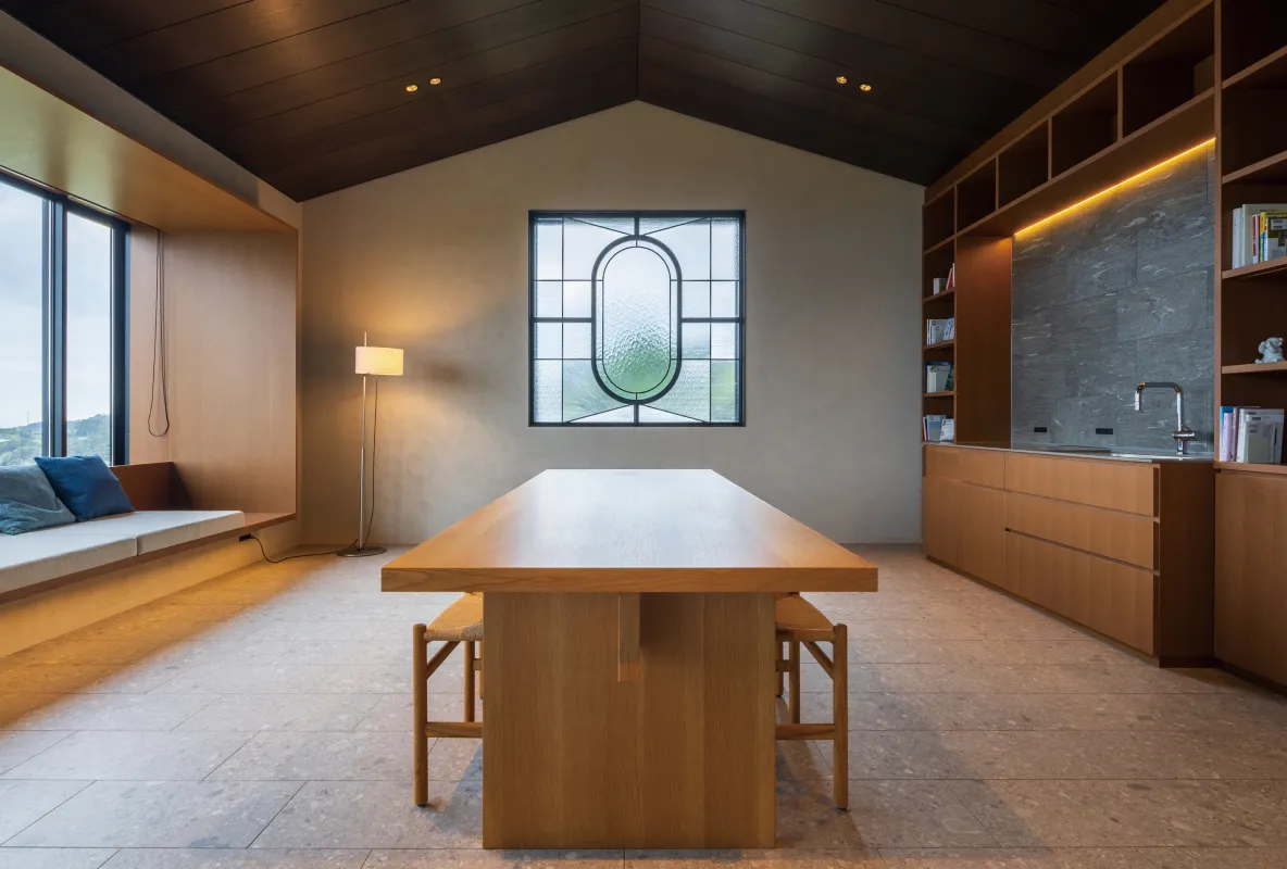 アーキデザインの商品が採用された「Kikka Hirado」のギャラリーラウンジ