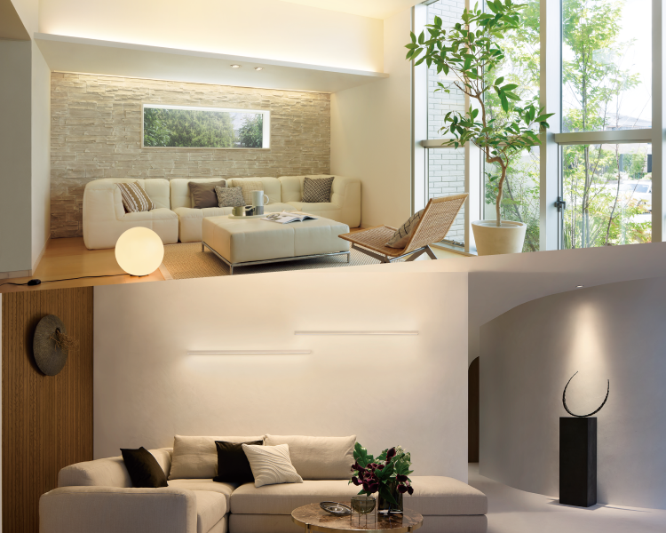 リビング照明の種類や選び方と、おしゃれに見せるプラン例