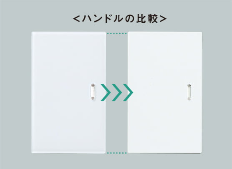ハンドル比較イメージ