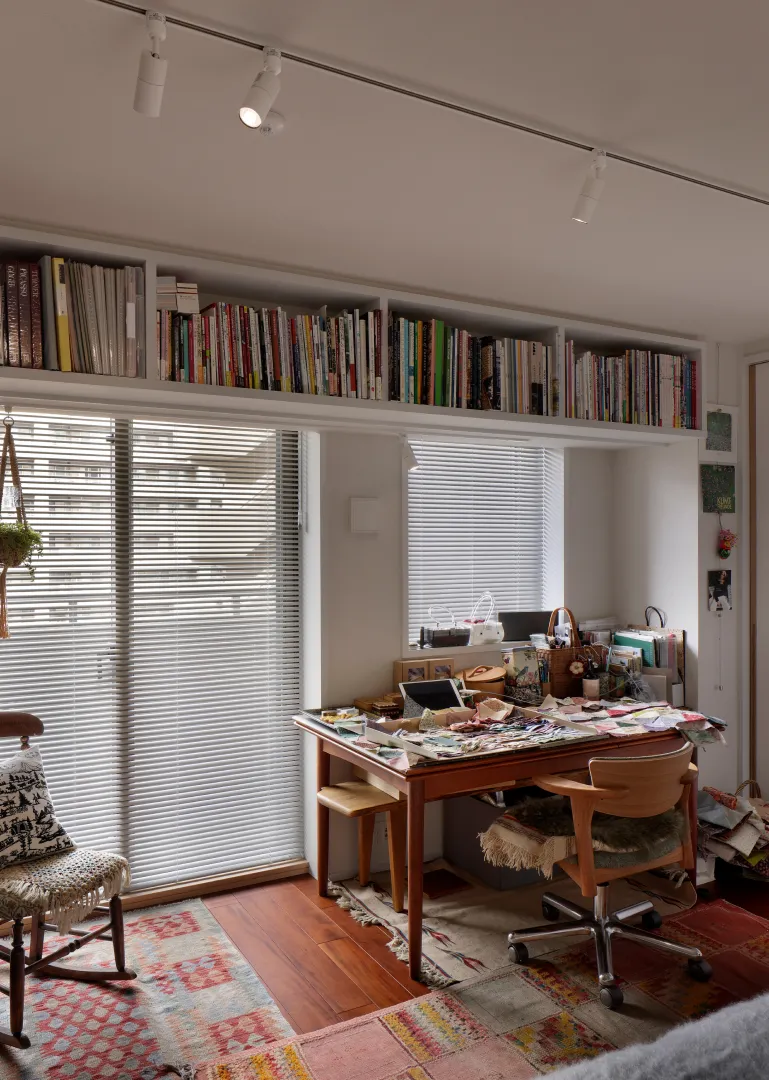 スポットライトが採用されたアトリエ