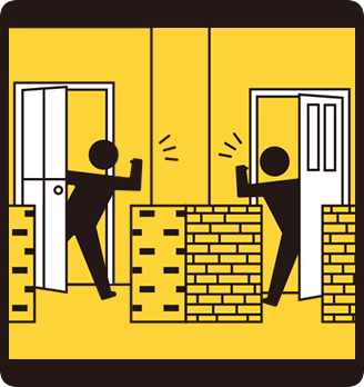 避難時に家を出る時