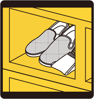 歩きやすい靴を用意する