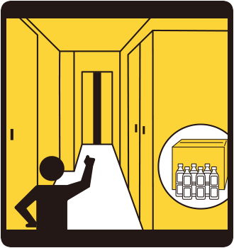 玄関までの通路