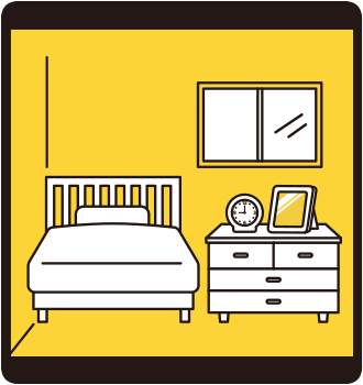 寝室に置く小物