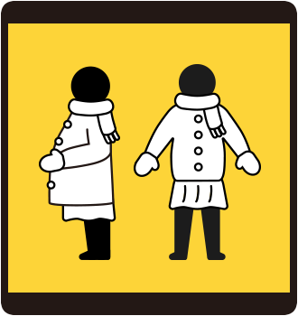 寒さをしのぐために