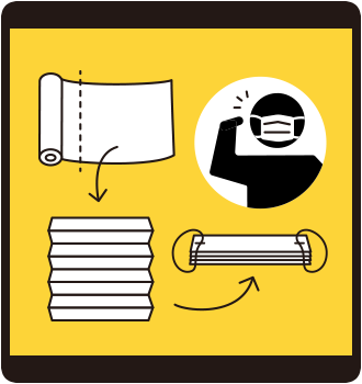 キッチンペーパーで作るマスク