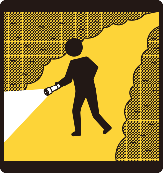 夜間の避難の注意点