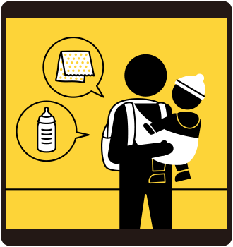 こどもとの避難（赤ちゃん）