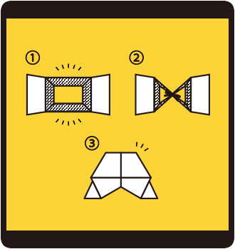 段ボール箱で椅子作り