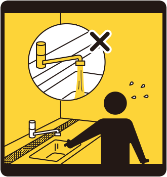 水が出ない生活