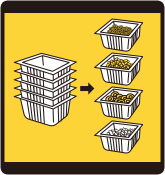 豆腐の空き容器