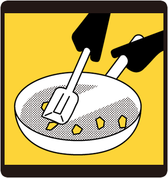 ゴムべらの活用で節水