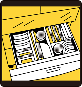 冷凍庫は満杯に