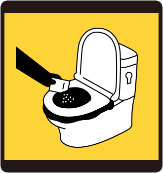 便を吸収・凝固するためのもの