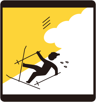 雪崩に巻き込まれたとき