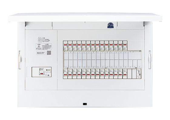 地震あんしん ばん（感震ブレーカー付住宅分電盤）