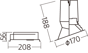 XND2009WYRY9 パナソニック LEDダウンライト φ75 WiLIA調光 拡散 電球色2700K パナソニック XND2009WY RY9 LED 電球色 ダウンライト ビーム角80度