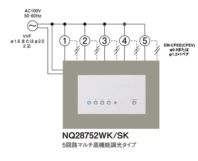 パナソニック リビングライコン NQ28771W NQL10070W ブースター 送料