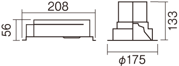 パナソニック　XND2569WW RY9　LEDダウンライト 浅型9H 埋込穴φ150 ビーム角80度 拡散 調光 白色 法人様限定パナソニック XND2569WW RY9 LEDダウンライト 浅型9H 埋込