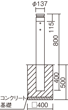 Panasonic YYY76130 LE1 パナソニック施設照明 LED 屋外灯 ポール
