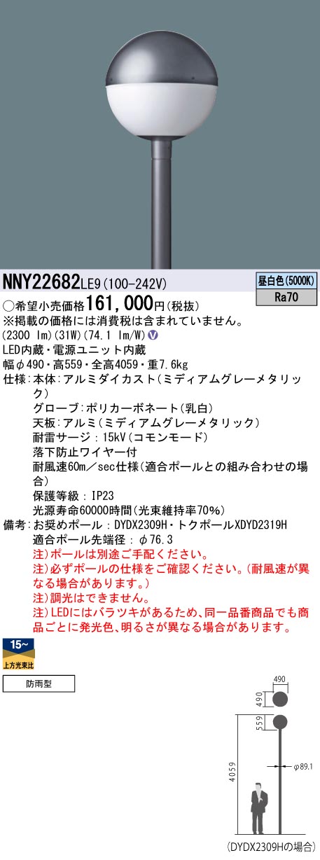 NNY22682 | 照明器具検索 | 照明器具 | Panasonic