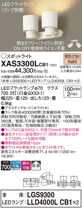 Panasonic LLD3000CU1 ついて行き ランプ 6個 ※個数相談可能