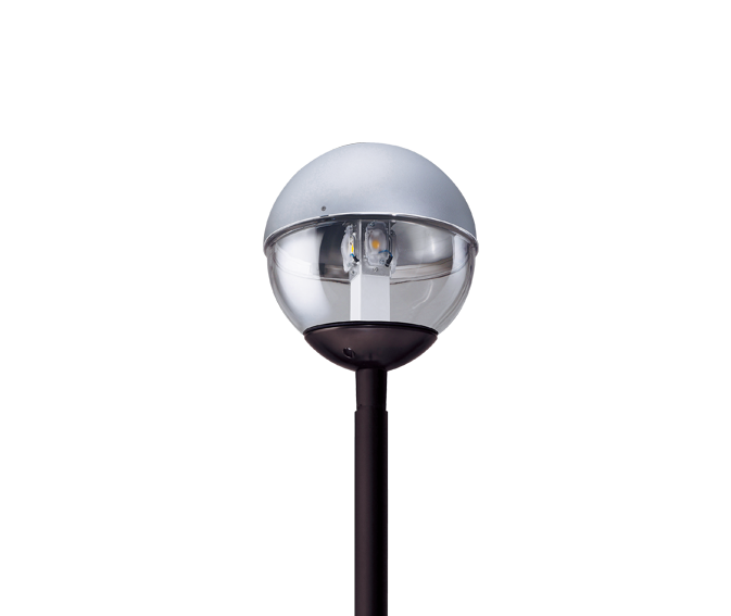 印象のデザイン Panasonic パナソニック XY7521LE9 ポール取付型 LED 電球色 モールライト 透明グローブ 円錐タイプ 防雨型  灯具のみ 水銀灯100形1灯器具相当 HID100形1灯器具相当 水銀灯100形