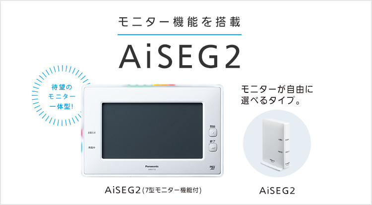 AiSEG2ラインアップ | IoT/HEMS | Panasonic